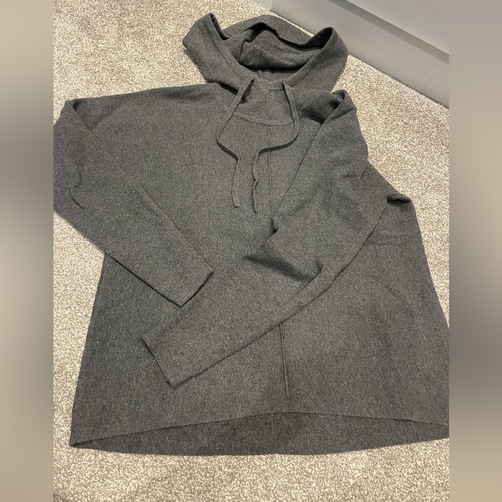 Banana Republic - grey hooded sweater - loose fit; worn twice